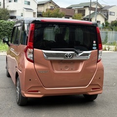 トヨタ　ルーミーカスタム　平成29年　走行距離3万キロ　車検2年間　プッシュスタートの画像
