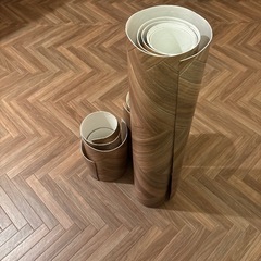 クッションフロア端材　ヘリーボーン　80×230の画像