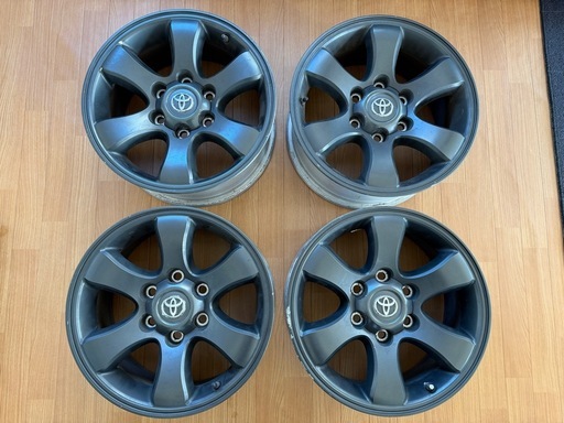 トヨタ 120プラド純正ホイール(ハイエース流用)