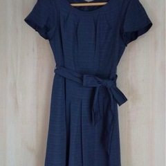 フォーマルスーツ　3点セット L 白ジャケット スカート ワンピース　未使用有の画像