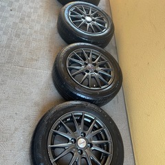 165/55r14ホイールと夏タイヤの画像