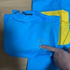 新幹線　レインコート　110cmの画像