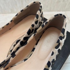 レオパード　ヒョウ柄　フラットシューズの画像