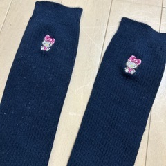 ハイソックス 紺 キティの画像