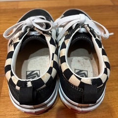 VANS オールドスクール チェックスニーカー 22cmの画像