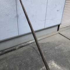 ハザ掛けの支え棒の画像