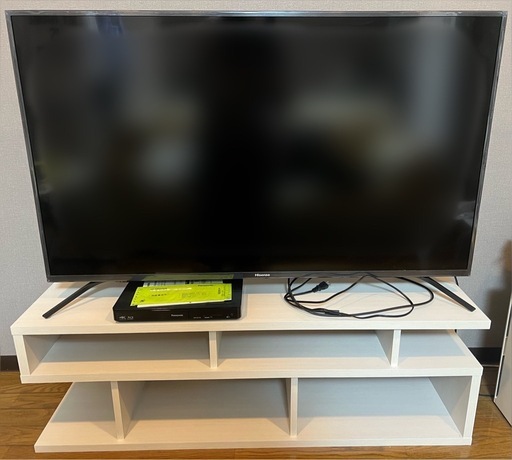 テレビとテレビ台とDVD(BD)プレイヤー (I) 旭ヶ丘のテレビ《液晶テレビ