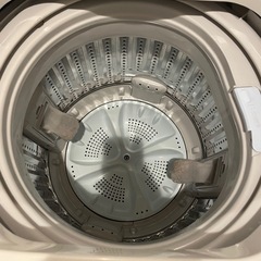 AQUA 簡易乾燥機能付全自動洗濯機AQW-S50D(W)アクアの画像