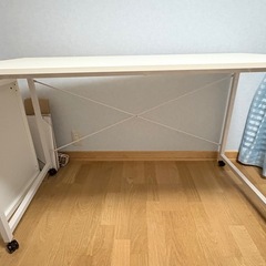 サンワダイレクト    ホワイトデスク PCデスク 120cmの画像