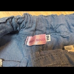 子ども服 110サイズ ミキハウス デニム ショートパンツ リーナちゃん の画像