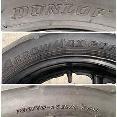 商談中　自動二輪車　中古タイヤ&ホイールの画像