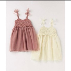 子ども服 110サイズ プティマイン ノースリーブワンピース  の画像