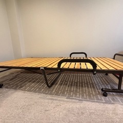 すのこベッド　折りたたみの画像