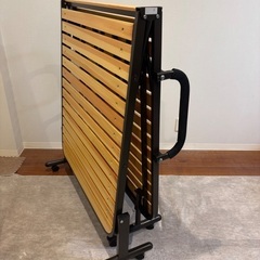 すのこベッド　折りたたみの画像