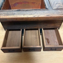 囲炉裏 火鉢 囲炉裏テーブル 木製 長火鉢 民芸品 の画像