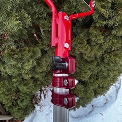 SEKIKAWA 雪ズバッ2 アルミ伸縮式ステン板セッピ落とし 2.5m-4.8m 雪庇落としの画像