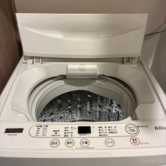 YWM-T60H1 全自動洗濯機　6kg ヤマダセレクトの画像