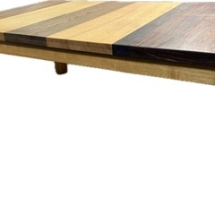 無垢材ローテーブルの画像