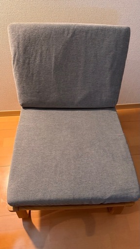 無印良品リビングでもダイニングでもつかえるソファチェア・オーク材　