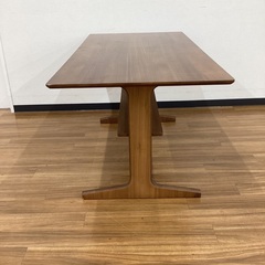 【トレファクマーケット久喜店】無印良品　ダイニングテーブル　ウォールナット材の画像