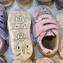 【受渡中】女の子靴 7足セット　16〜17センチの画像