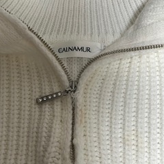 【CALNAMUR】藤田ニコルプロデュース ニット×ファー トップスの画像