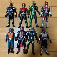 仮面ライダーソフビ人形の画像