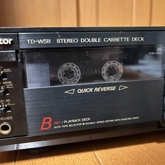 ビクター　Victor ダブルカセットデッキTD-W511の画像