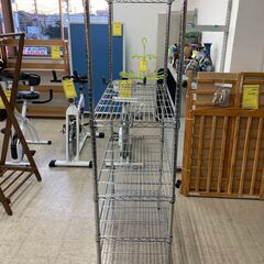 J5959　【リユースのサカイ柏店】　5段メタルラック　クリーニング済みの画像