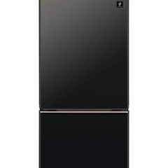 SHARP 両開き 冷蔵庫 2019年製の画像