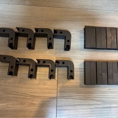 ベビーサークル　木製　8枚の画像