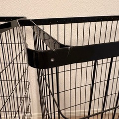 【受け渡し予定済み】tower ランドリーバスケット キャスター付き ブラックの画像