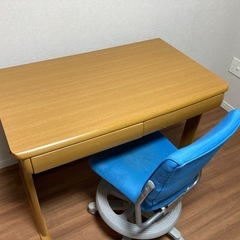学習机　勉強机　椅子の画像