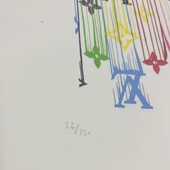 村上隆 リトグラフ LV 認定書　　　
の画像