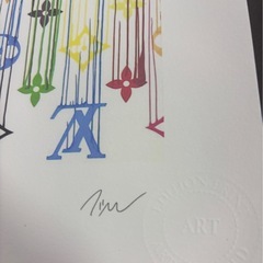 村上隆 リトグラフ LV 認定書　　　
の画像