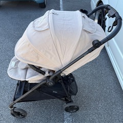 サイベックスメリオカーボン 2022 シーシェルベージュ　カップフォルダー付の画像