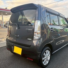 初売り2日から‼️低走行8万キロ台☆月々8千円〜分割払い可‼️ 車検2年付き！【名義変更代込み】☆スズキ ワゴンRスティングレー☆Bluetoothナビ付き☆走行中DVD見れます☆ETC付き☆プッシュスタート☆ドライブレコーダー付きのフル装備☆純正アルミ☆そのまま乗って帰れます！の画像