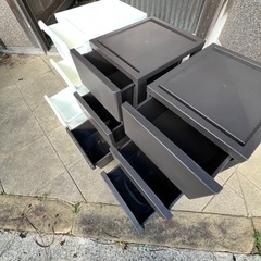 中古　3段チェストの画像