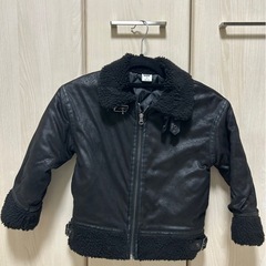 ANAP KIDS ボア付き　ジャケット S 　2着セットの画像