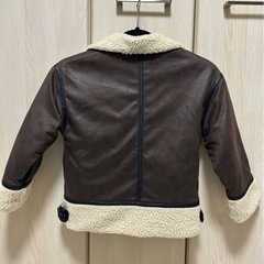 ANAP KIDS ボア付き　ジャケット S 　2着セットの画像