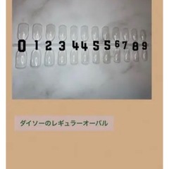 現品 シンプル ネイルチップ  ガーリー  の画像