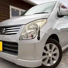 31日まで営業中‼️低走行7万キロ台☆月々8千円〜分割払い可‼️ 車検2年付き！【名義変更代込み】☆スズキ ワゴンR☆Bluetoothナビ付き☆走行中DVD見れます☆プッシュスタート☆ドライブレコーダー付きのフル装備☆純正アルミ☆そのまま乗って帰れます！の画像