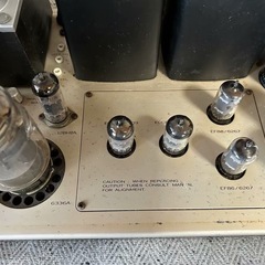 E-3】 LUXKIT KMQ80 真空管アンプ 管球式パワーアンプ ラックスキット ジャンク 音出し不可 真空管不具合あり オーディオ機器 1260-42の画像