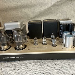E-3】 LUXKIT KMQ80 真空管アンプ 管球式パワーアンプ ラックスキット ジャンク 音出し不可 真空管不具合あり オーディオ機器 1260-42の画像