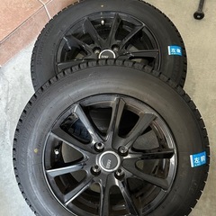 スタッドレスタイヤ／ホイール４本セット165/70R/14 アクア/ヴィッツなどの画像