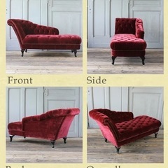 チェスターフィールド　カウチソファの画像