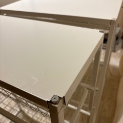 IKEAのスチール棚　2個セット
の画像