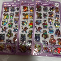 トゥントゥンのグリッターシールの画像