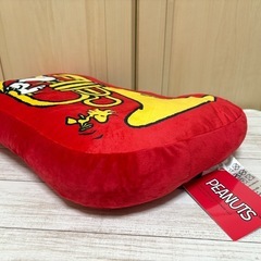 ♻️近日処分①新品未使用🎁スヌーピー プレミアムダイカットクッション マーチングバンド タグ付き クレーンゲーム獲得品❁¨̮の画像