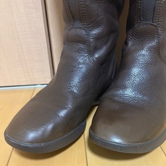リーボック･イージートーン/ロングブーツ  ブラウン 23.5cmの画像